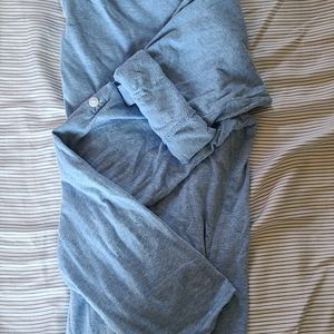 H&M Medium Sky Blue 3/4 sleeve Henley